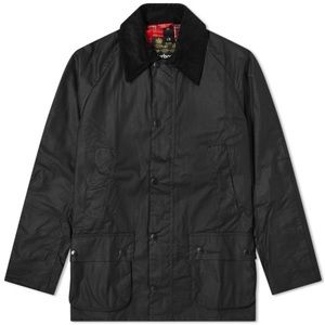 BARBOUR MEN’S ASHBY WAX JACKET - BLACK